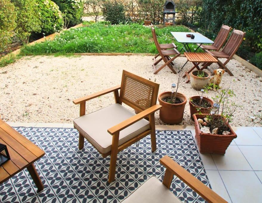 Cosy Appartement Entre Vignes Et Garrigue Avec Piscine Péret Exterior foto